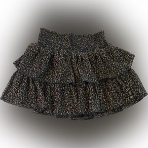 Forever 21 Kids - Flowered Skirt - 7/8
